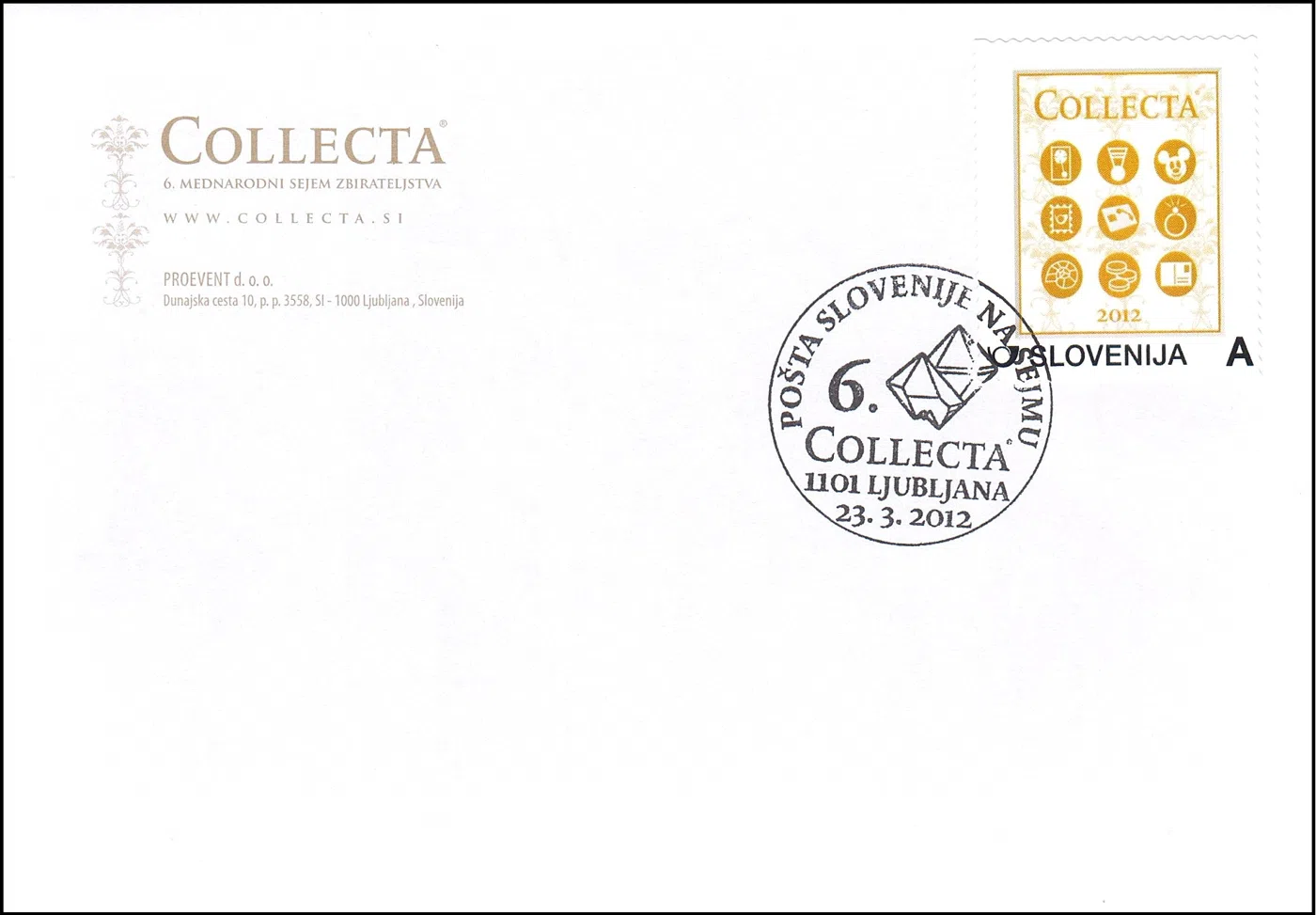 POŠTA SLOVENIJE NA SEJMU COLLECTA 2012  